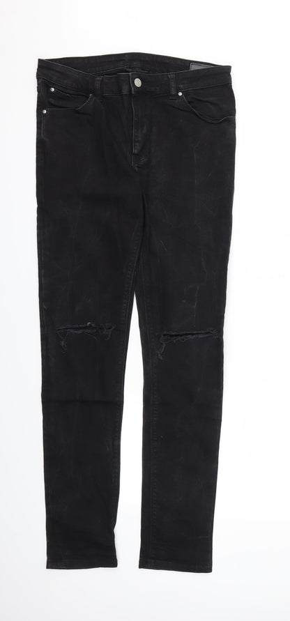 ASOS Womens Black   Skinny Jeans Size 32 L32 in