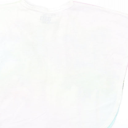 F&F Girls Multicoloured Animal Print  Basic T-Shirt Size 5-6 Years