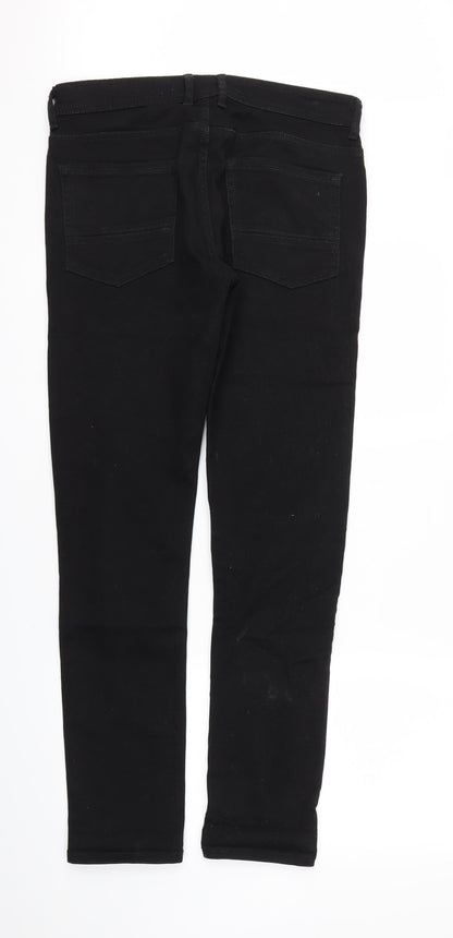 Burton Menswear Womens Black   Skinny Jeans Size 10 L31 in