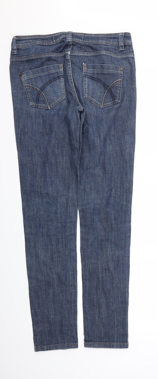 Next  Womens Blue   Skinny Jeans Size 8 L30 in