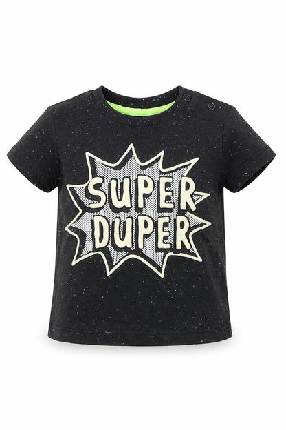 F&F Boys Black   Basic T-Shirt Size 3-6 Months