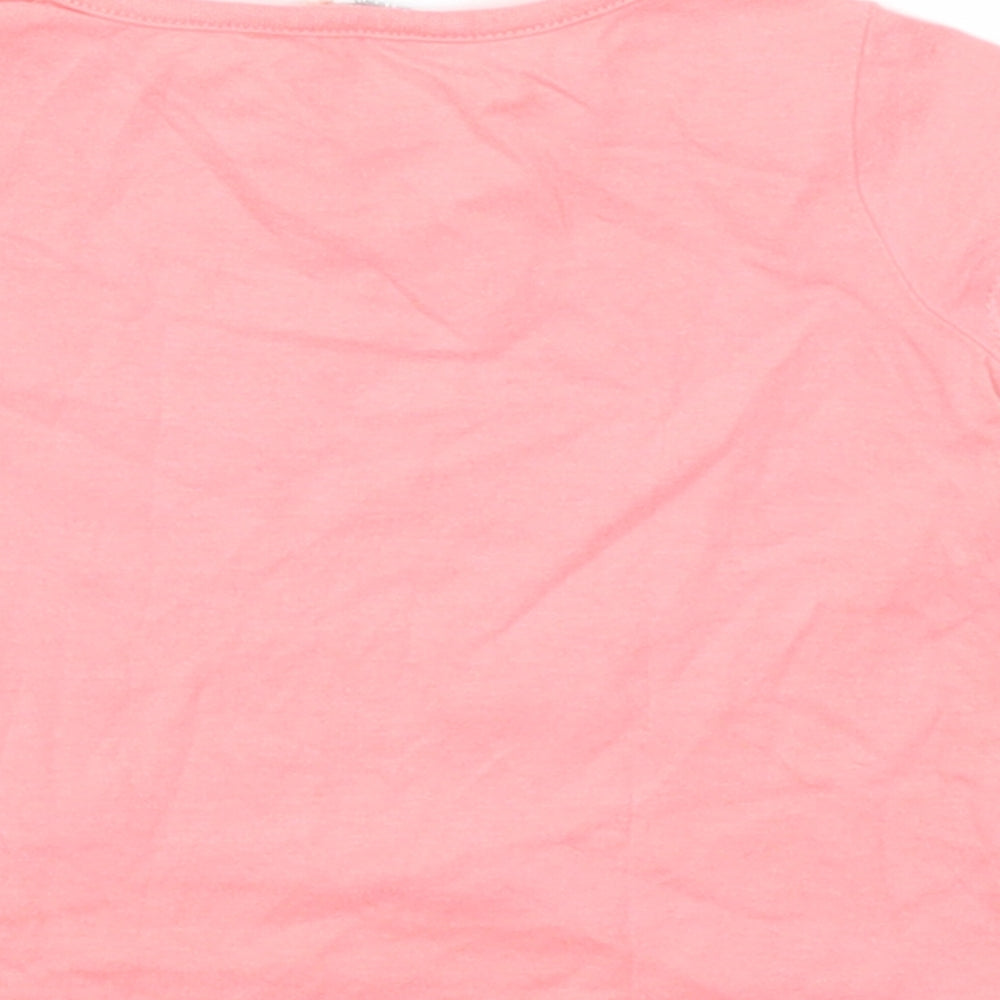 jhon lewis Girls Pink   Basic T-Shirt Size 3-6 Months