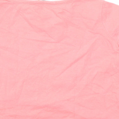 jhon lewis Girls Pink   Basic T-Shirt Size 3-6 Months