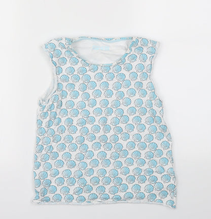 M&S Girls Blue   Basic T-Shirt Size 10-11 Years