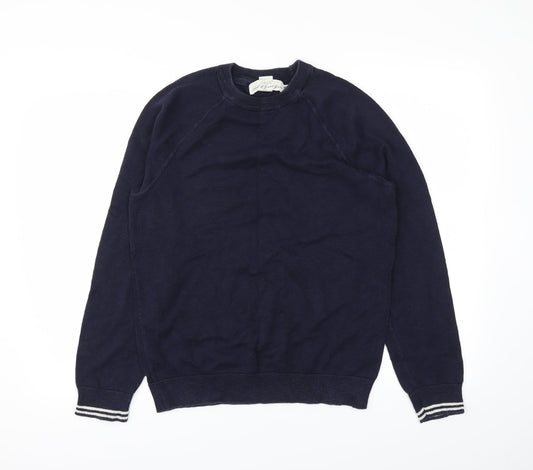 H&M Mens Blue   Pullover Jumper Size M
