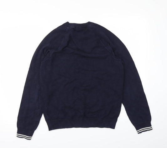 H&M Mens Blue   Pullover Jumper Size M