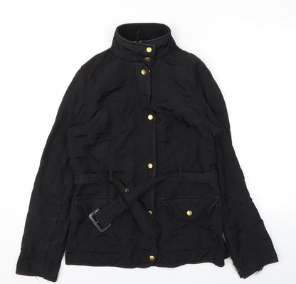 Papaya Womens Black   Jacket Coat Size 14