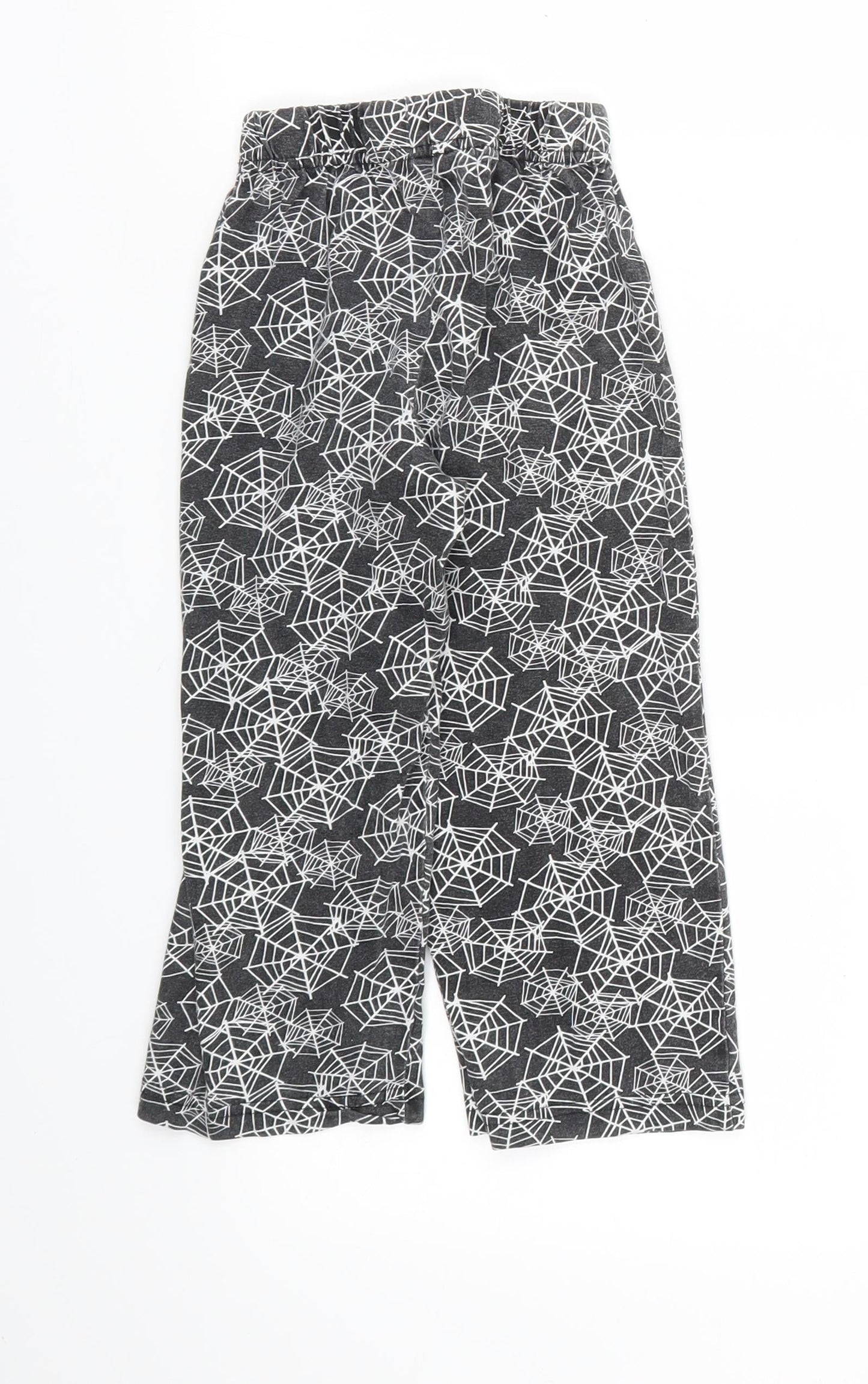DISNEY  Girls Black Animal Print  Jogger Trousers Size 3 Years