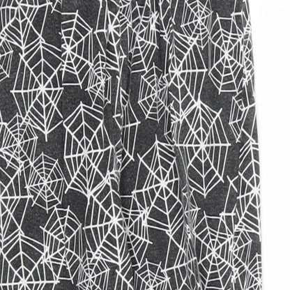 DISNEY  Girls Black Animal Print  Jogger Trousers Size 3 Years