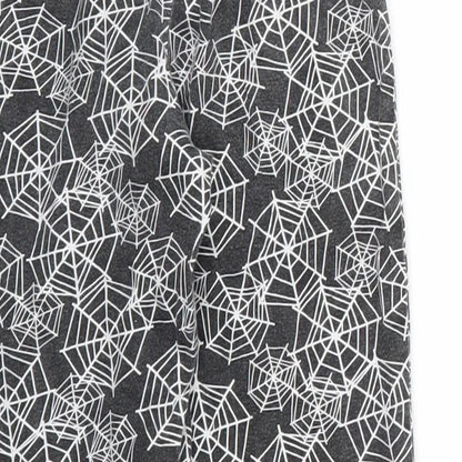 DISNEY  Girls Black Animal Print  Jogger Trousers Size 3 Years