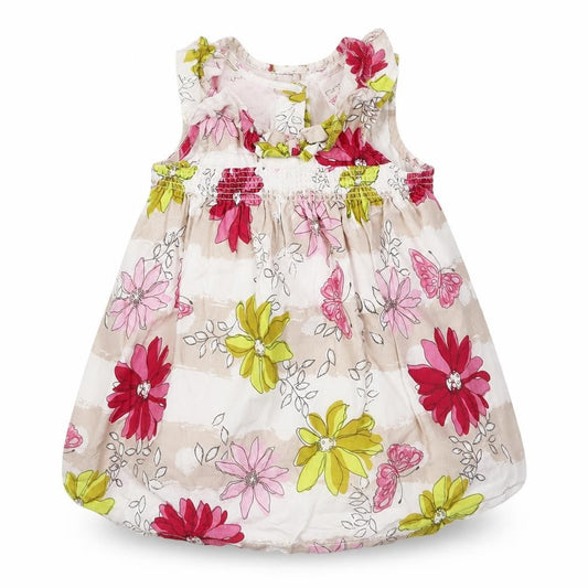 NEXT  Girls Pink Floral  Fit & Flare  Size 3-6 Months