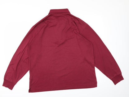 MAHOCHAMY Mens Red    T-Shirt Size M
