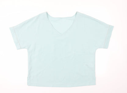 Womens UK Size 14 M&S Blue Basic Blouse