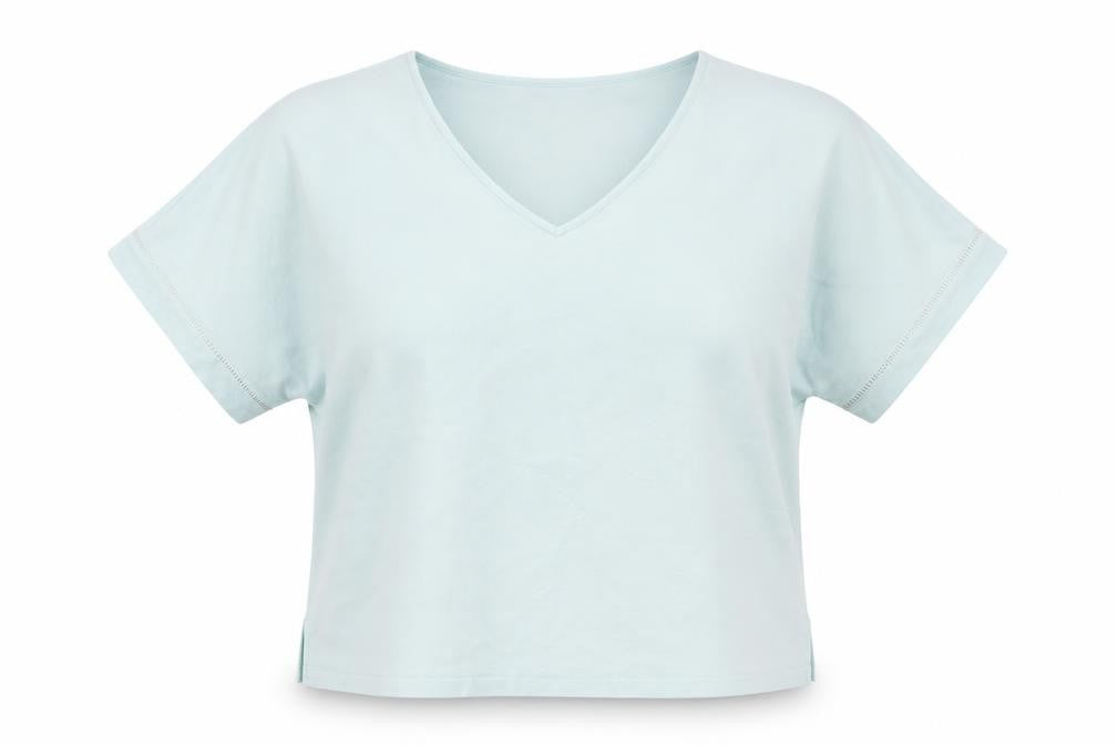 Womens UK Size 14 M&S Blue Basic Blouse