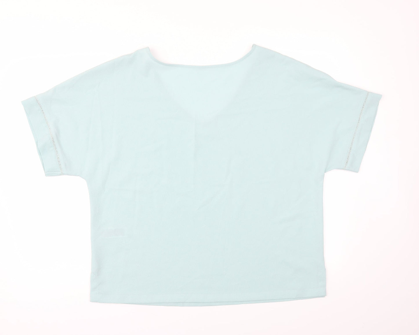 Womens UK Size 14 M&S Blue Basic Blouse