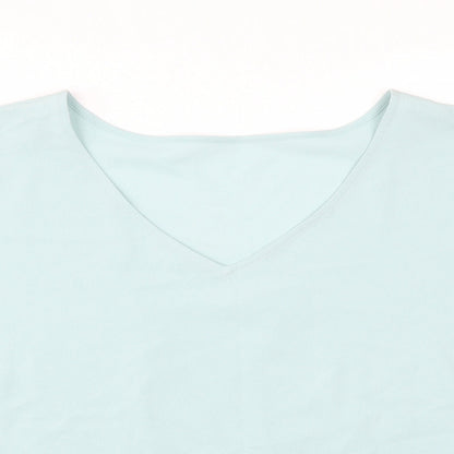 Womens UK Size 14 M&S Blue Basic Blouse