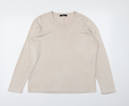 Bonmarché Womens Beige Pullover Jumper Size M