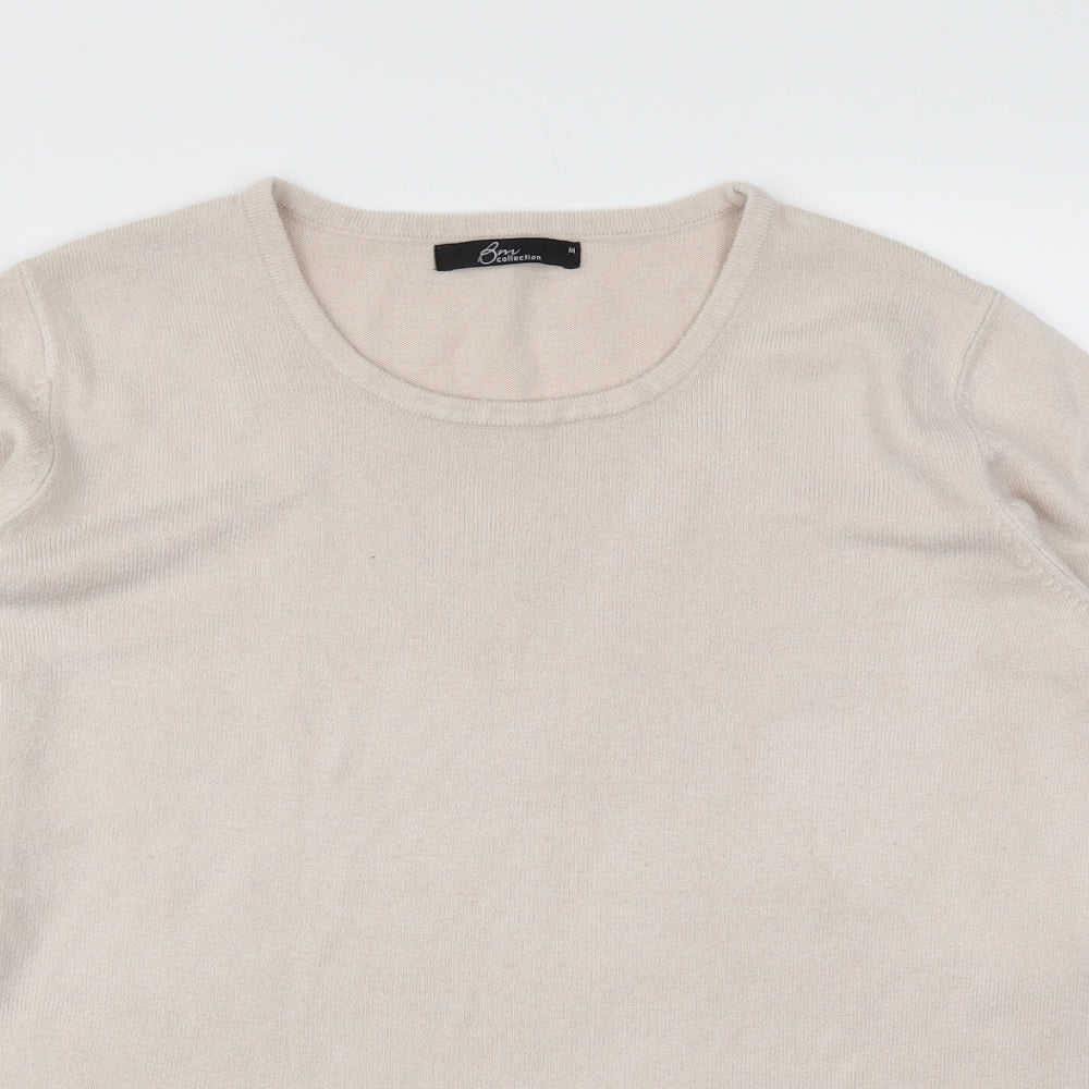 Bonmarché Womens Beige Pullover Jumper Size M