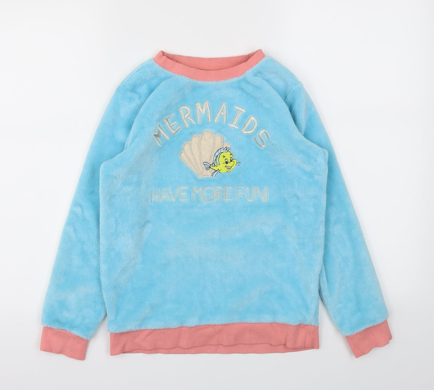 Disney Girls Blue Argyle/Diamond  Cami Pyjama Top Size 9-10 Years