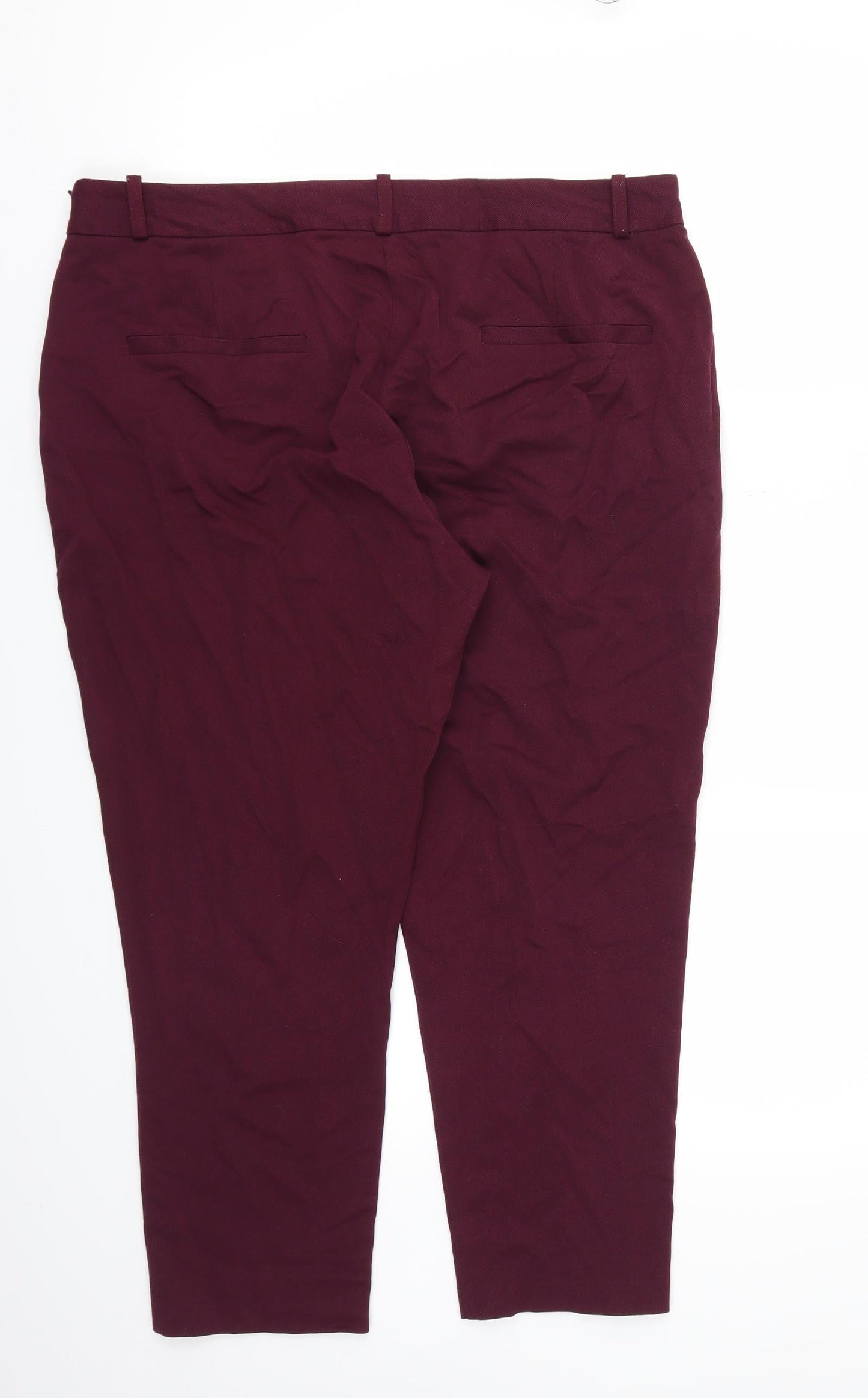 Princples Womens Purple   Trousers  Size 16 L25 in
