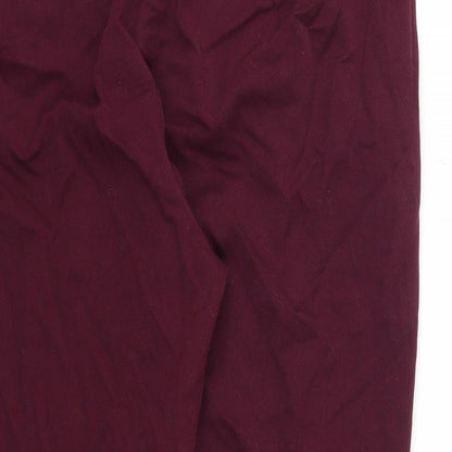 Princples Womens Purple   Trousers  Size 16 L25 in