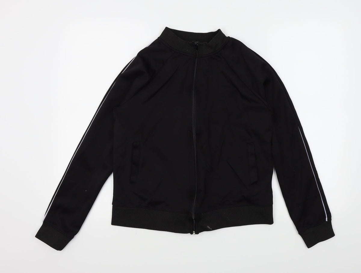New Look Womens Black   Full Zip Jumper Size 14