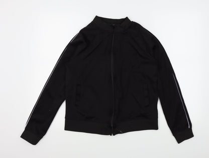 New Look Womens Black   Full Zip Jumper Size 14