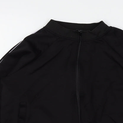 New Look Womens Black   Full Zip Jumper Size 14