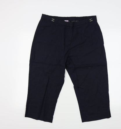 Profile Womens Blue   Trousers  Size 16 L20 in