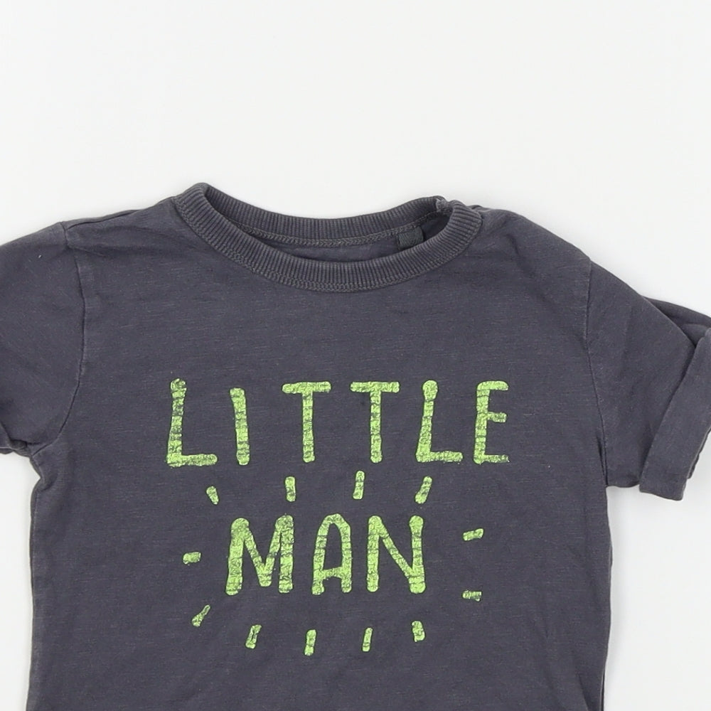 Next Boys Green Houndstooth  Basic Polo Size 12-18 Months