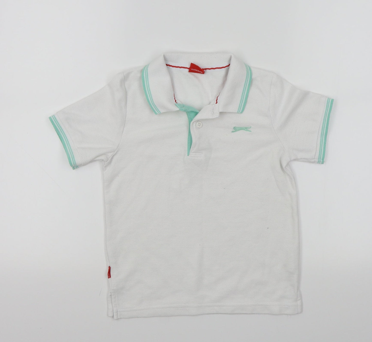 Slazenger Boys White   Basic Polo Size 7-8 Years