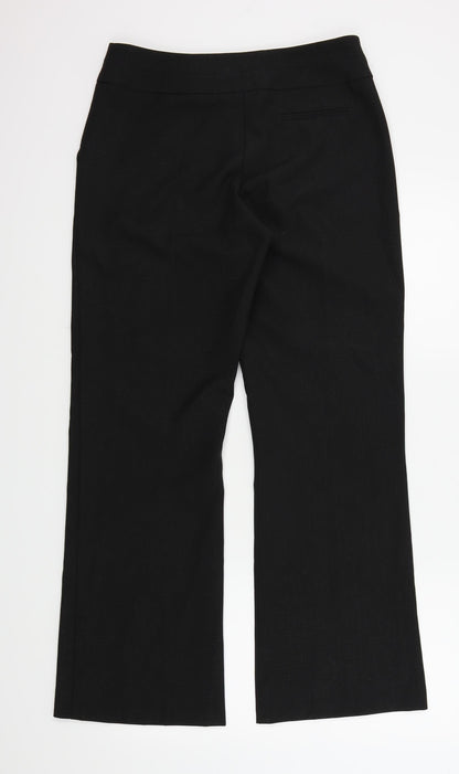 M&Co Womens Black   Trousers  Size 10 L29 in