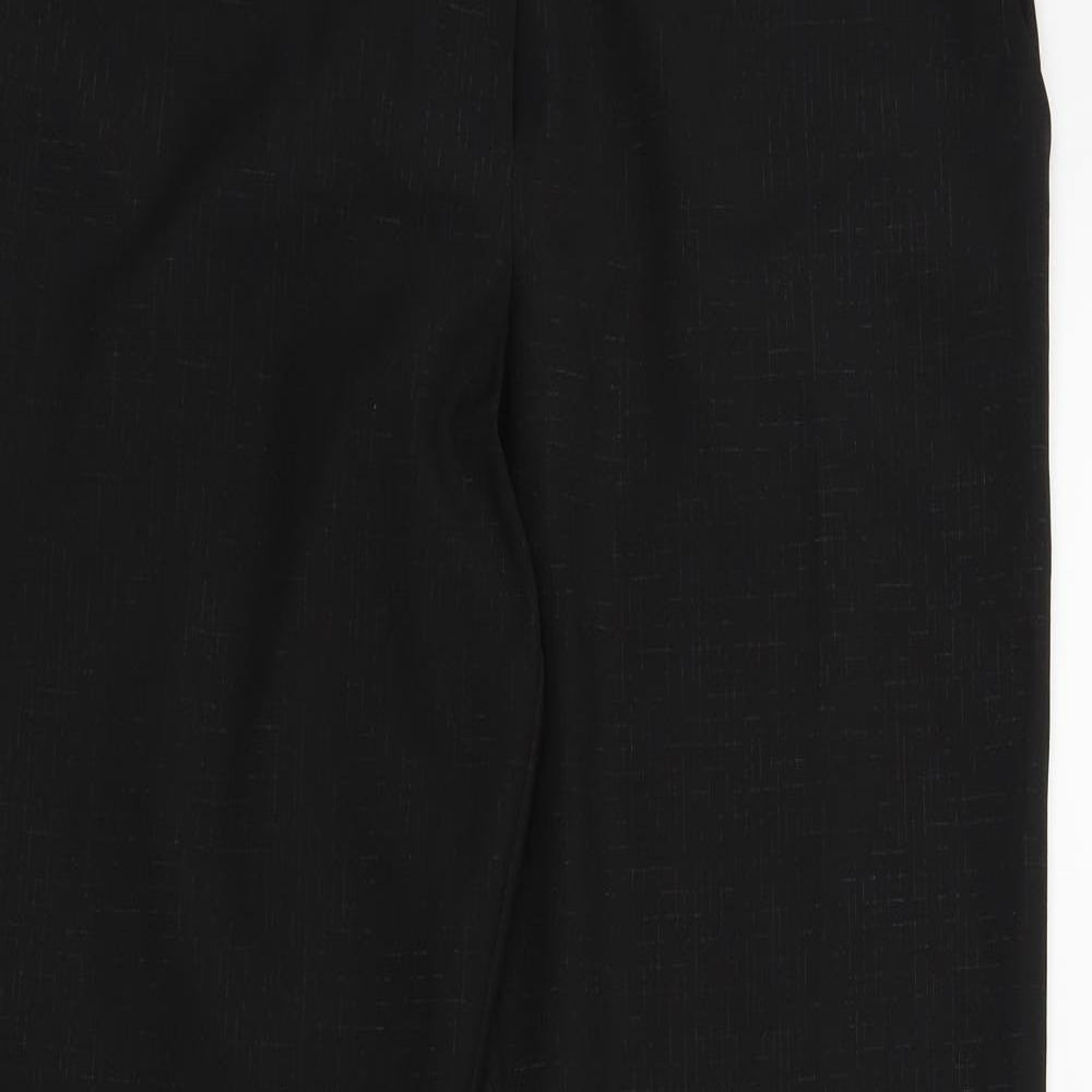 M&Co Womens Black   Trousers  Size 10 L29 in