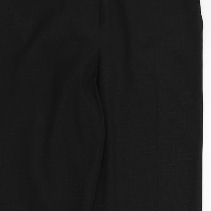 M&Co Womens Black   Trousers  Size 10 L29 in