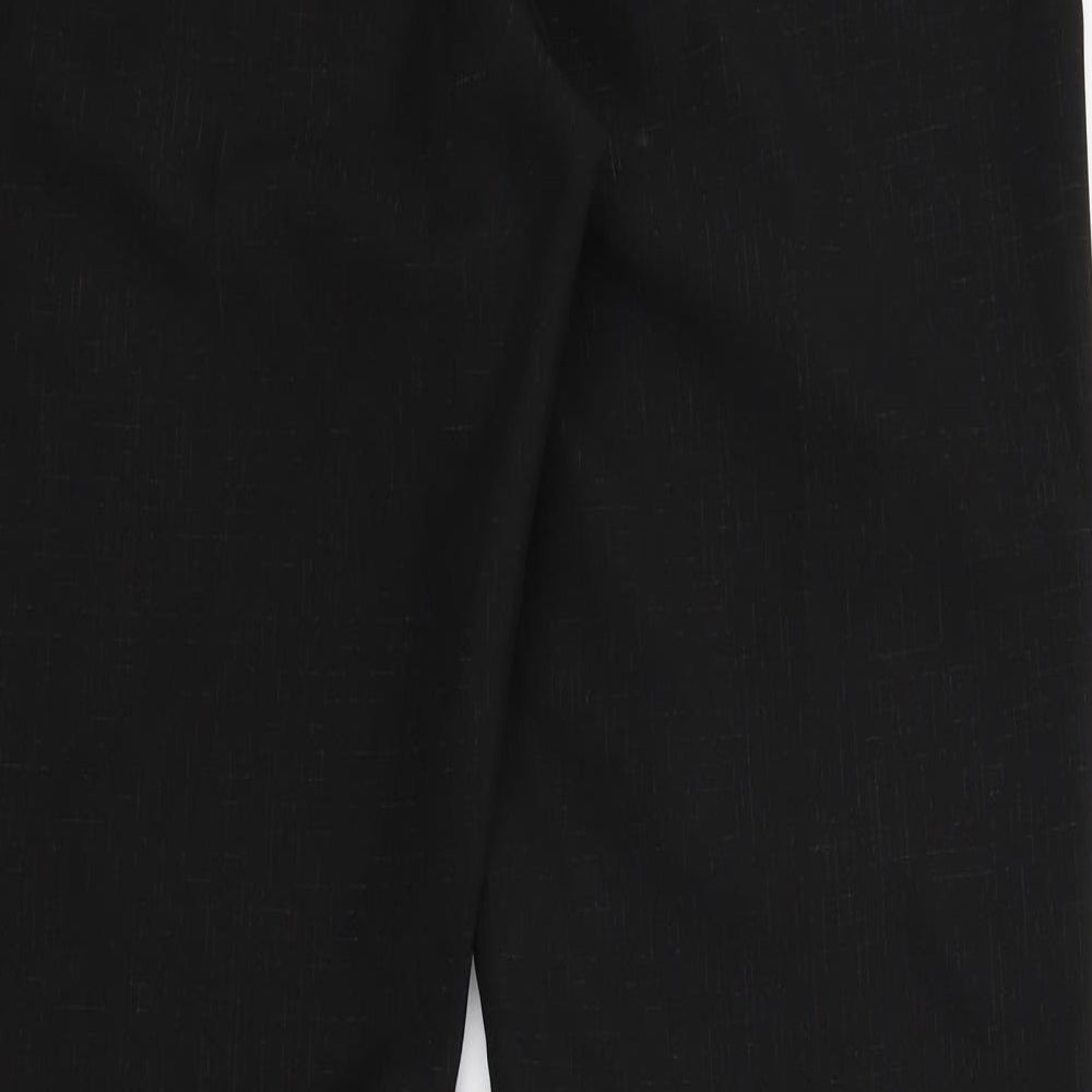 M&Co Womens Black   Trousers  Size 10 L29 in