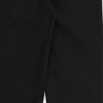 M&Co Womens Black   Trousers  Size 10 L29 in