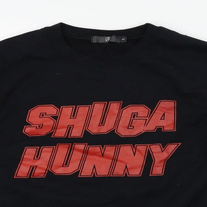 Missguided Womens Black   Pullover Jumper Size S  - SHUGA HUNNY