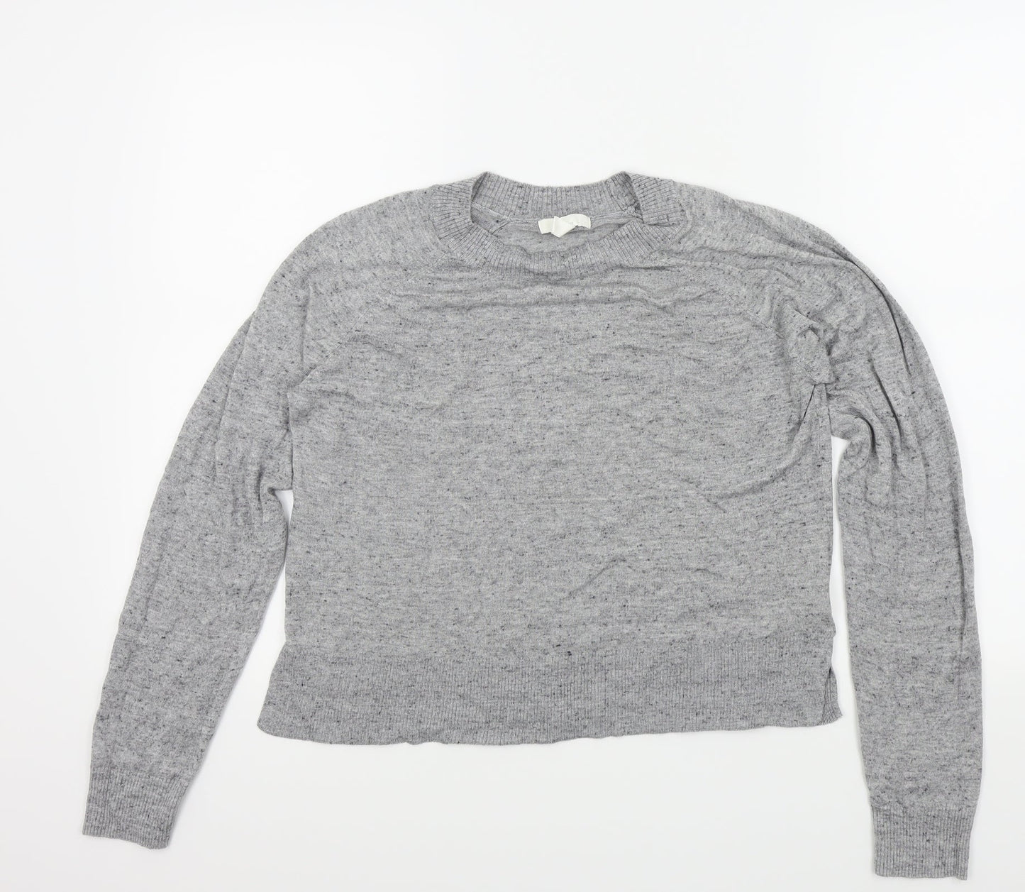 H&M Womens Grey   Pullover Jumper Size M