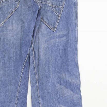Mens UK Size 28 in RIVINGTON Regular Fit Skinny Blue Jeans