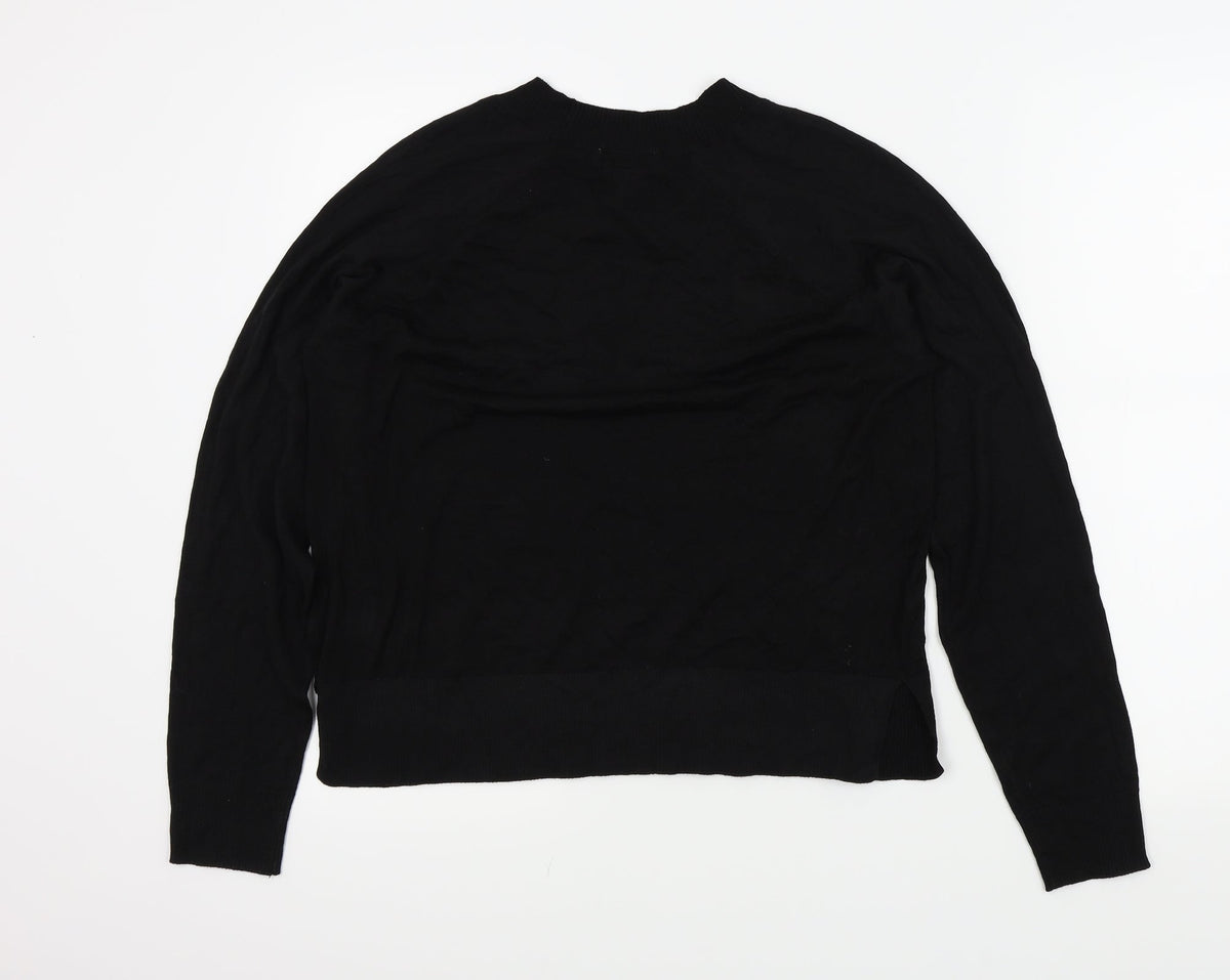 H&M Womens Black   Pullover Jumper Size M