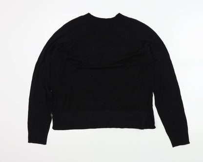 H&M Womens Black   Pullover Jumper Size M