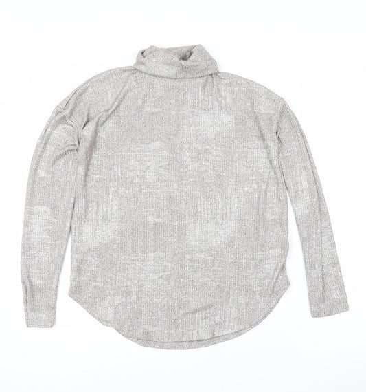 NEXT Womens Silver   Basic T-Shirt Size 8