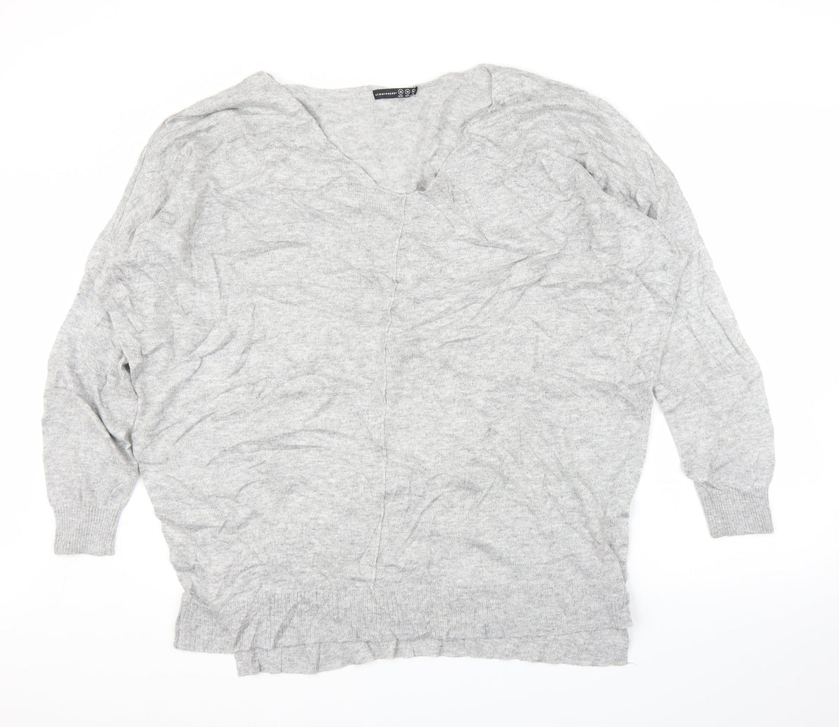 Primark Womens Grey   Pullover Jumper Size M