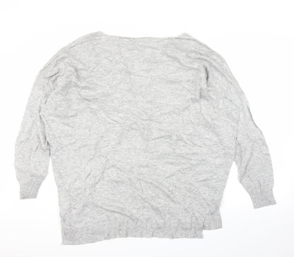 Primark Womens Grey   Pullover Jumper Size M