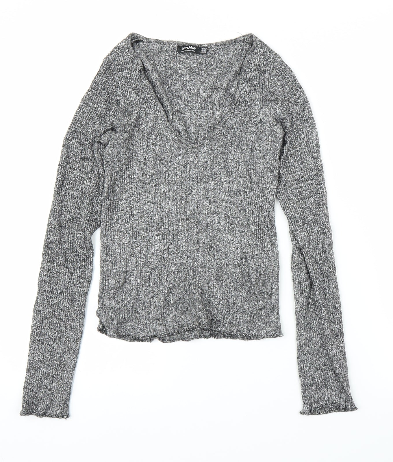 Bershka Womens Grey   Pullover Jumper Size XS