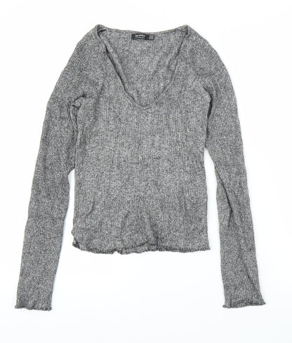 Bershka Womens Grey   Pullover Jumper Size XS