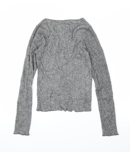 Bershka Womens Grey   Pullover Jumper Size XS
