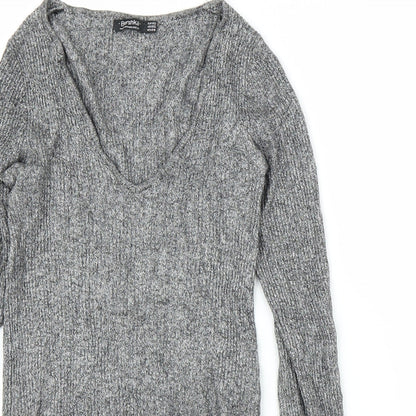 Bershka Womens Grey   Pullover Jumper Size XS