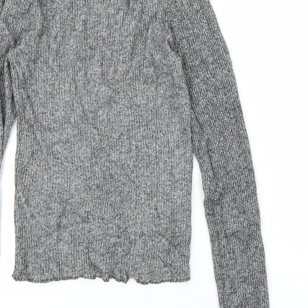 Bershka Womens Grey   Pullover Jumper Size XS