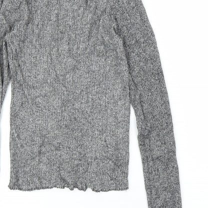 Bershka Womens Grey   Pullover Jumper Size XS